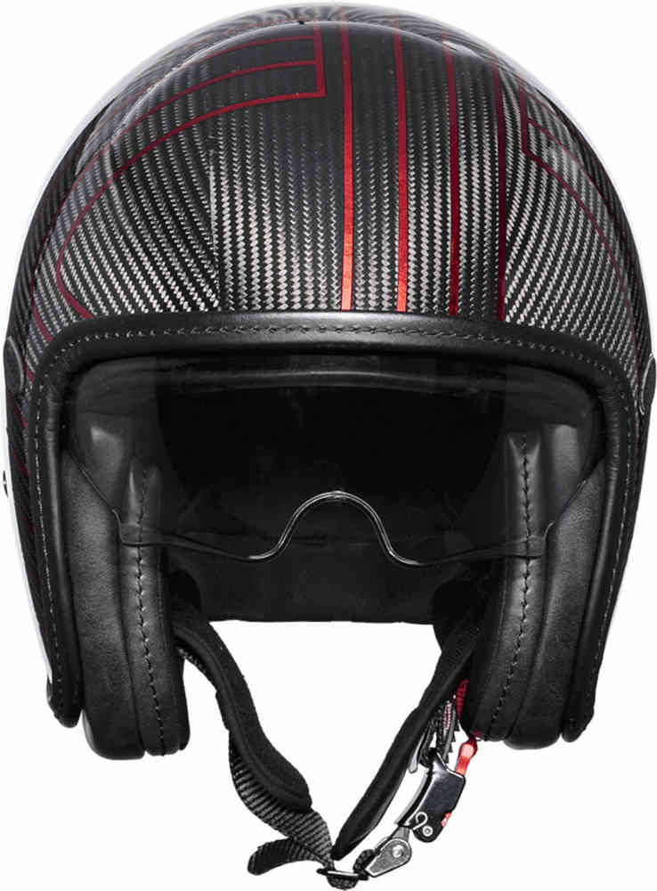 Premier Vintage Platinum ED Carbon EX Chromed BM Jet Helmet