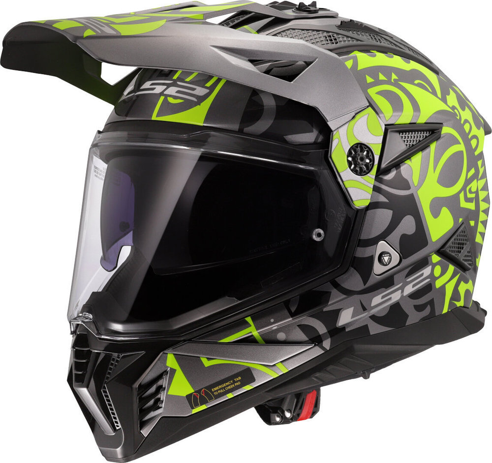 LS2 MX702 Pioneer II Rangi Motocross Helmet
