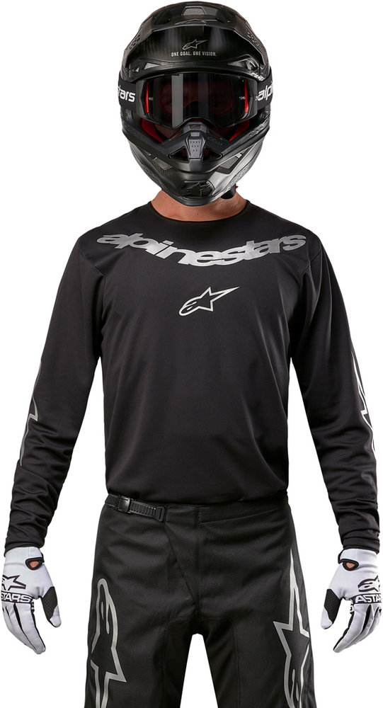 Alpinestars Fluid Graphite Motocross Jersey