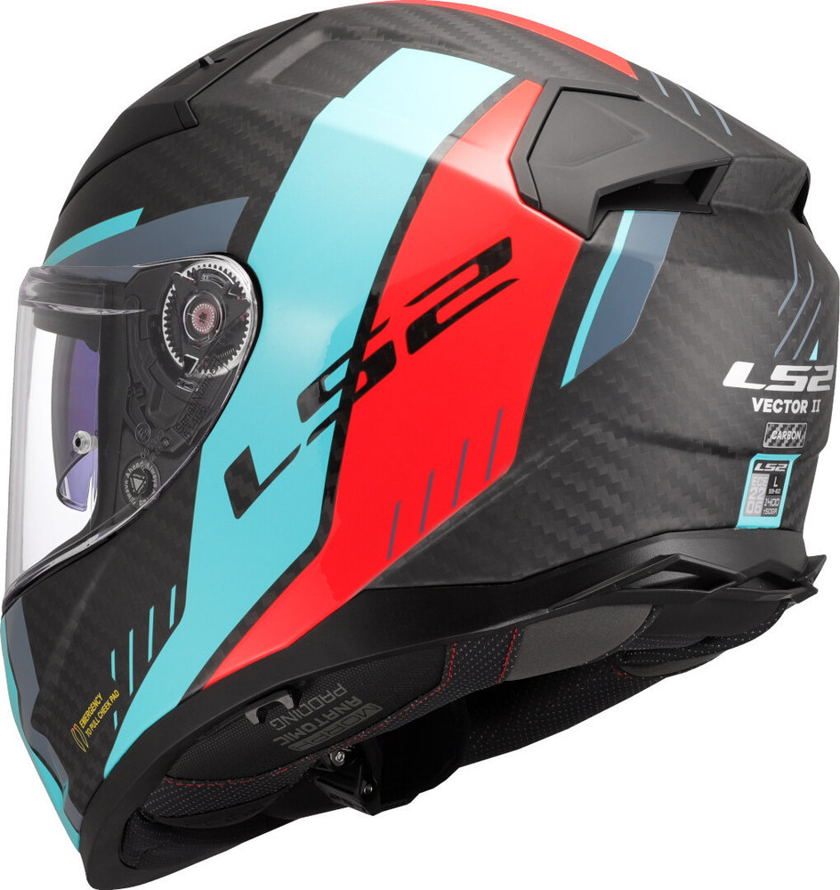 LS2 FF811 Vector II Carbon Grid Helmet