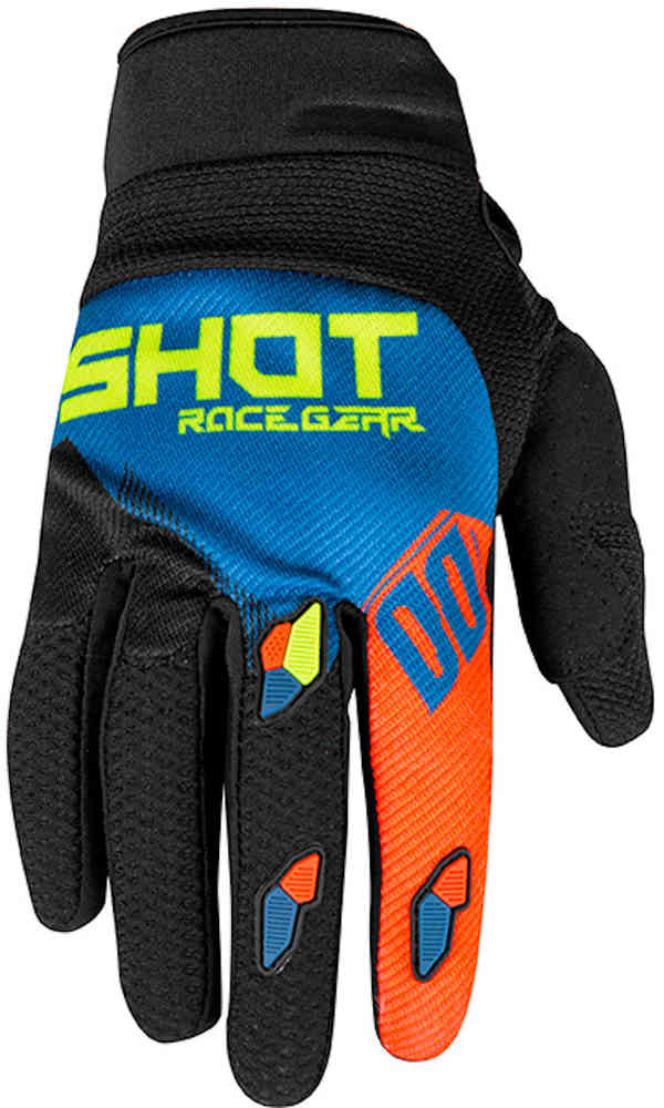 Shot Neon Contact Trust Motocross Gloves