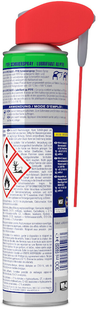 WD-40 Specialist PTFE Lubricating Spray 300 ml