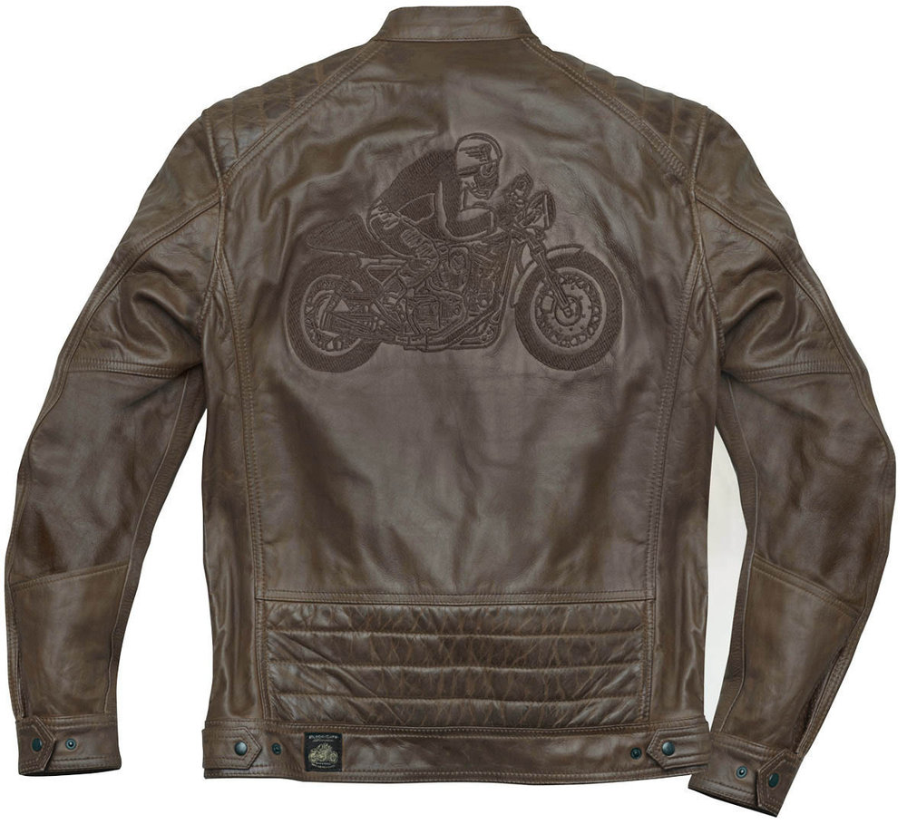 Black-Cafe London Bangkok Motorcycle Leather Jacket