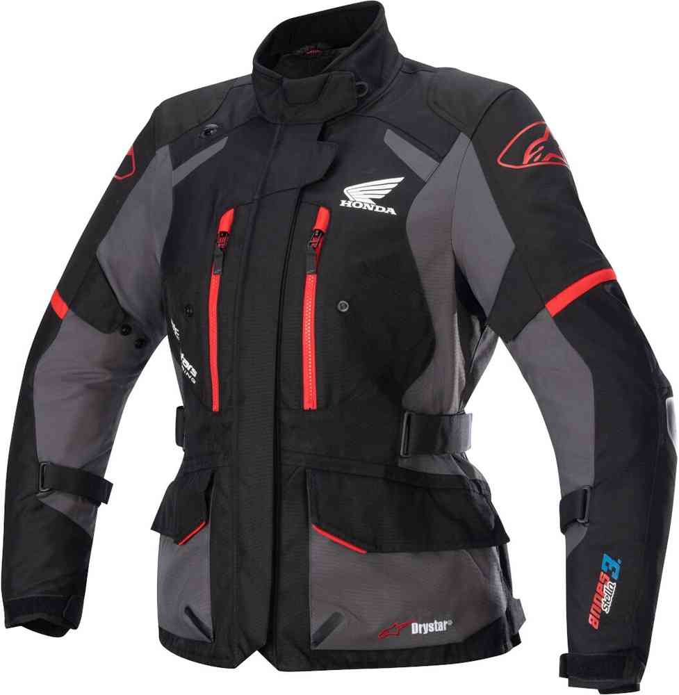 Alpinestars Honda Andes v3 Drystar waterproof Ladies Motorcycle Textile Jacket