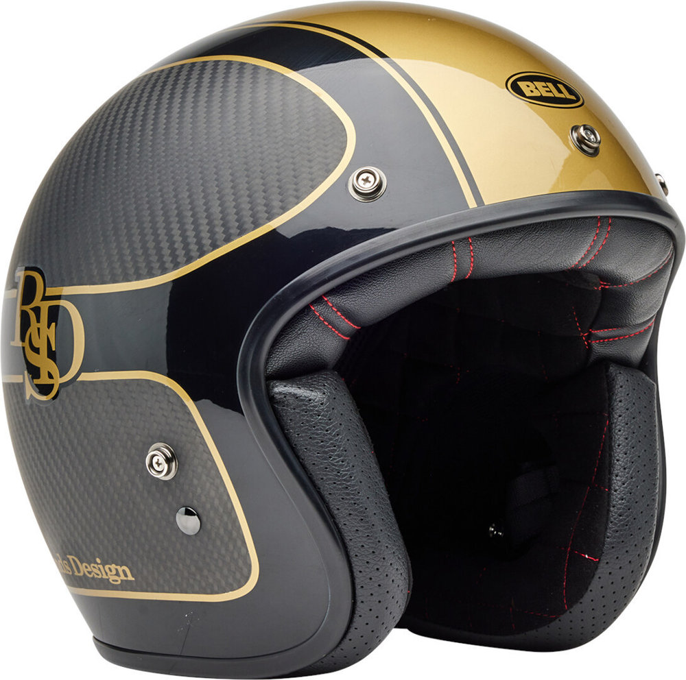 Bell Custom 500 Carbon RSD Checkmate Jet Helmet