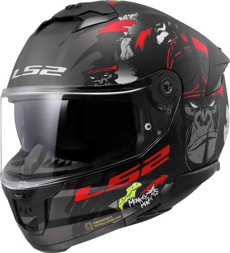 LS2 FF808 Stream II Angry Monkey Helmet