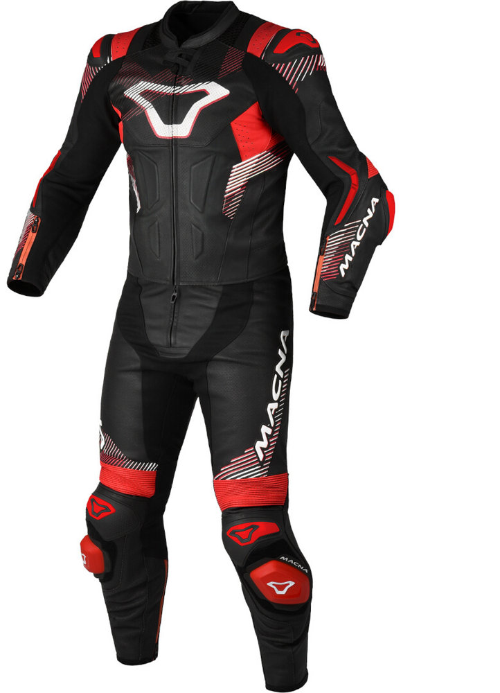 Macna Armadyl perforated Two Piece Motorcycle Leather Suit