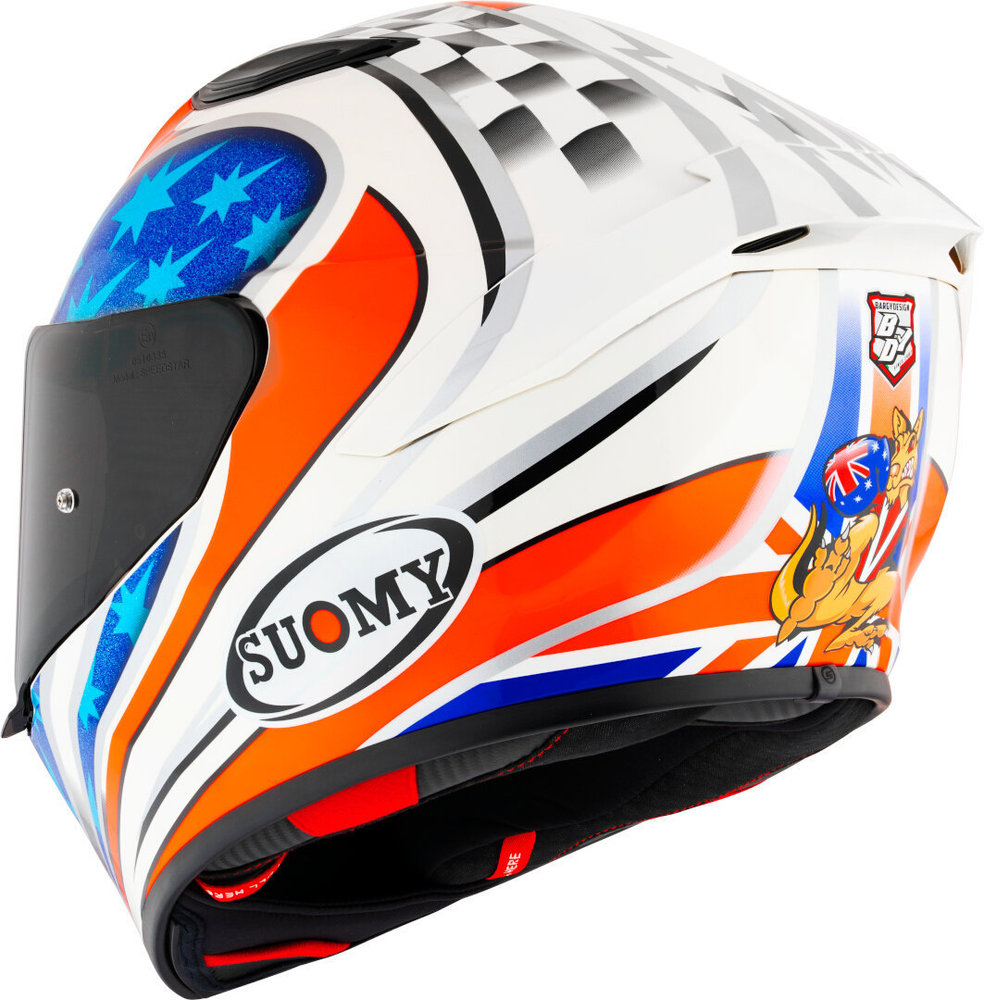 Suomy Track-1 Troy Bayliss Replica 2002 E06 Helmet