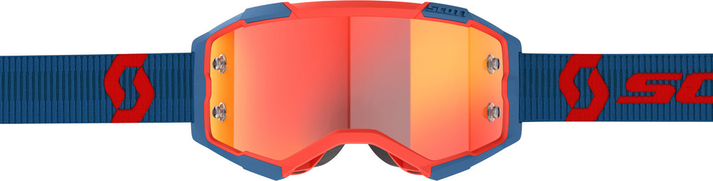 Scott Fury Chrome Dark Motocross Goggles