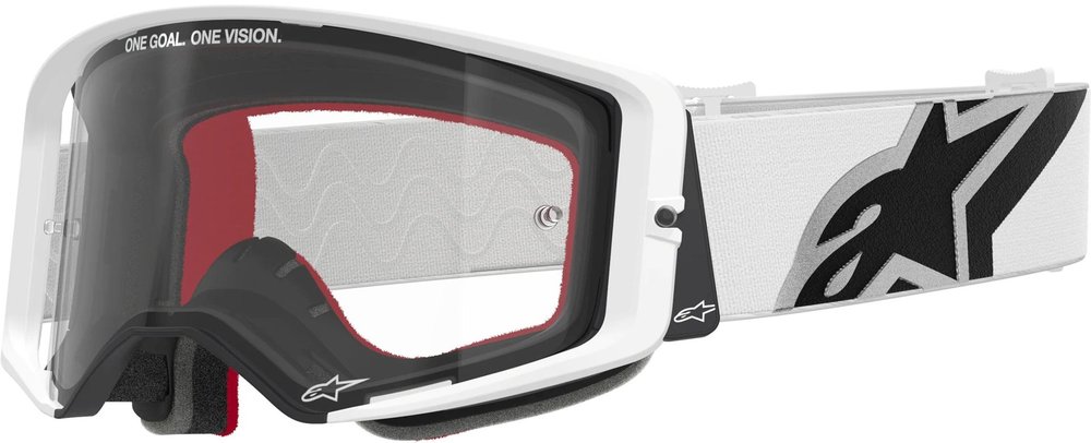 Alpinestars Supertech Corp Absolute Vision white Motocross Goggles