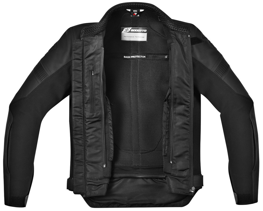 Bogotto Black-X V2 Motorcycle Leather Jacket