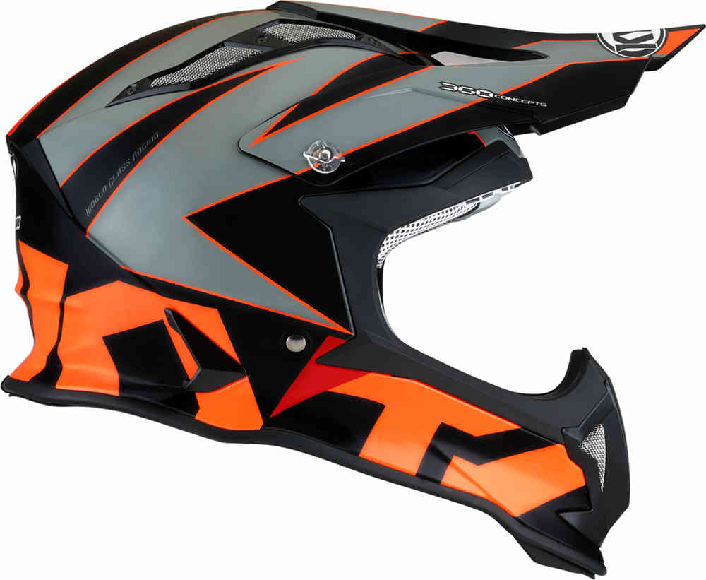 KYT Strike Eagle Blinking Motocross Helmet