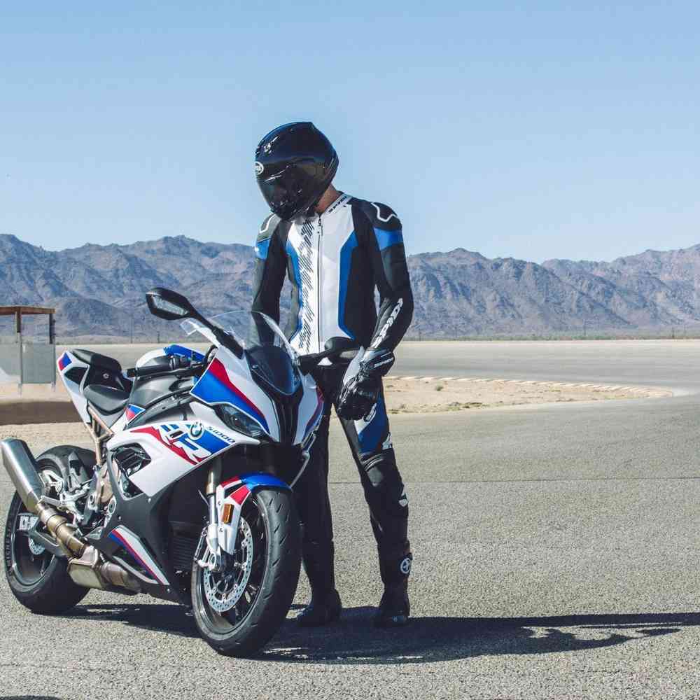 Spidi Laser Pro One Piece Perforated Motorcycle Leather Suit