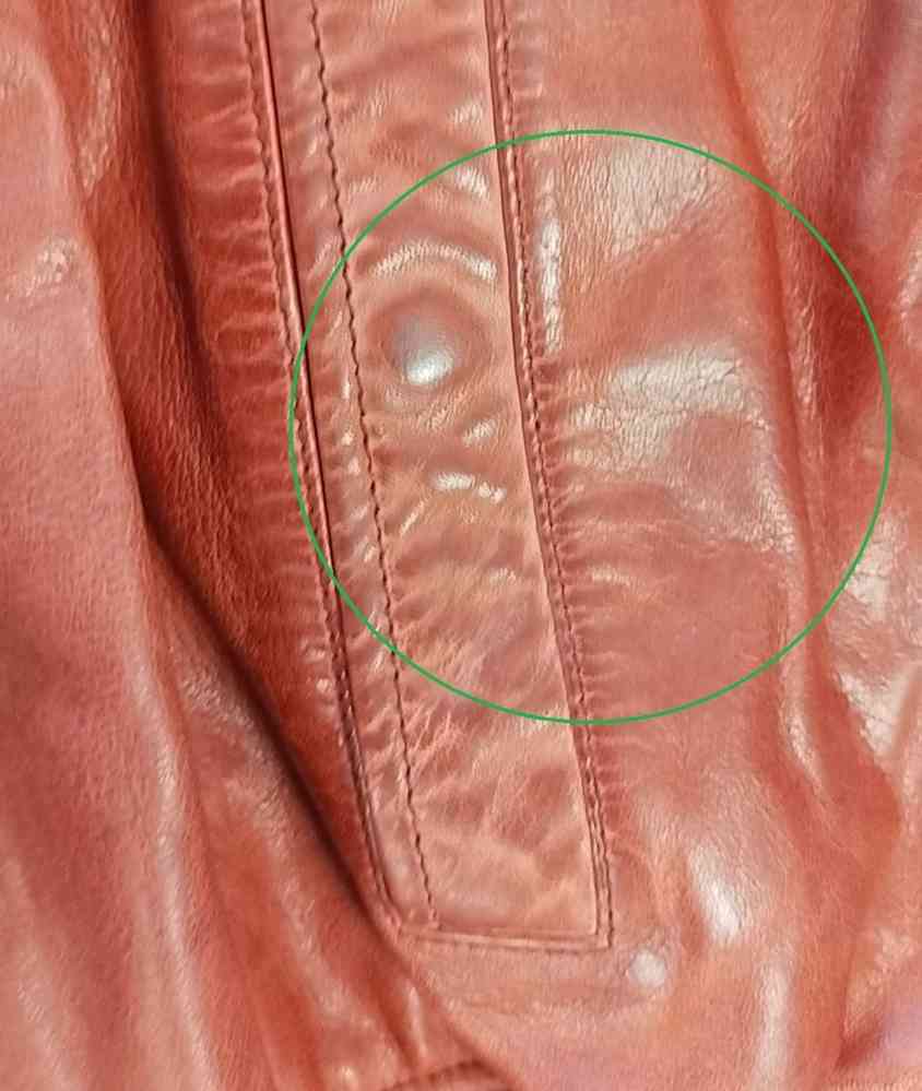 Blauer USA Nevada leather jacket 2nd choice item