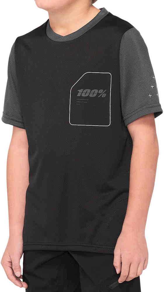 100% Ridecamp Youth Short Sleeve Bicycle Jersey