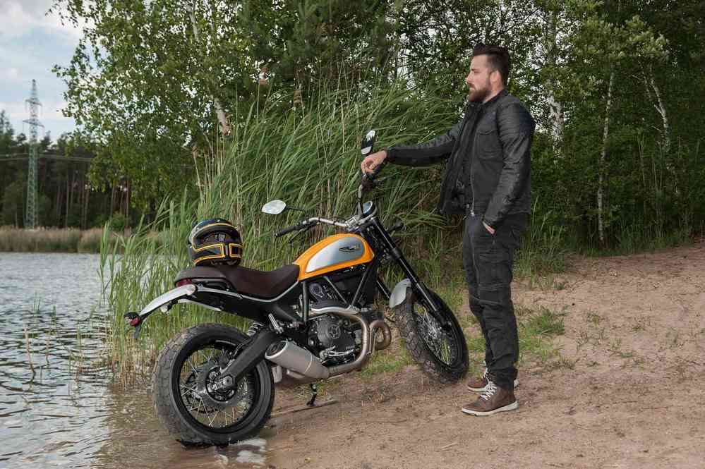Trilobite Acid Scrambler Motorcycle Textile Jacket