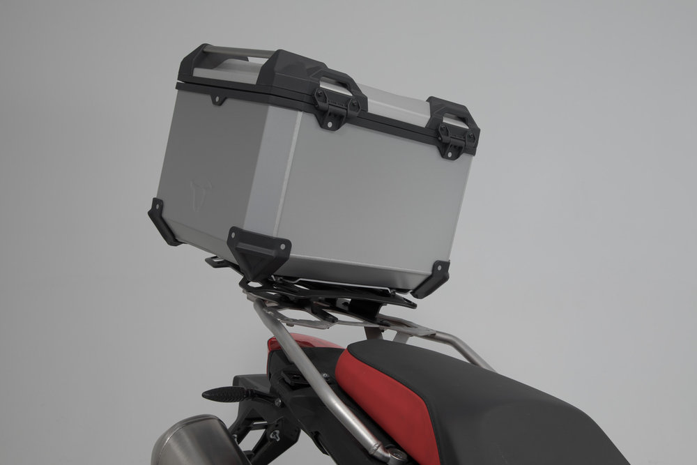 SW-Motech TRAX ADV top case system - Silver. F750/850GS (17-). For stainless steel ra.