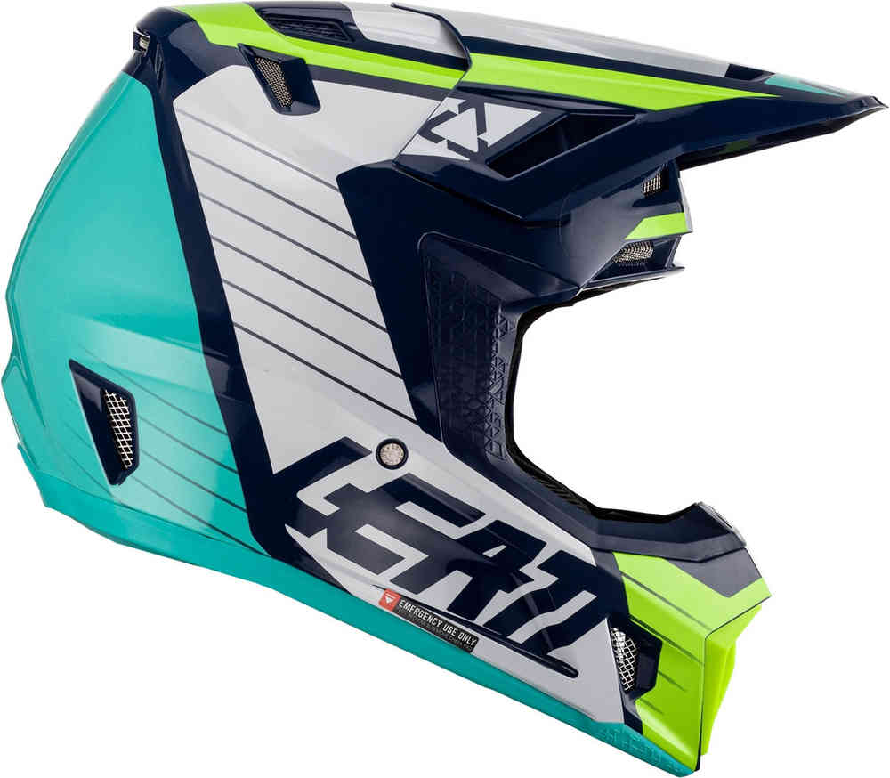 Leatt 7.5 Citrus Motocross Helmet with Goggles