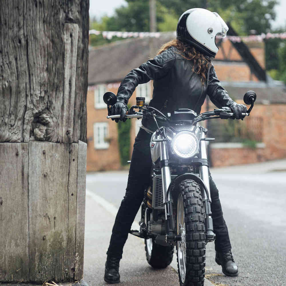 Merlin Bristol D3O Cafe Ladies Motorcycle Leather Jacket