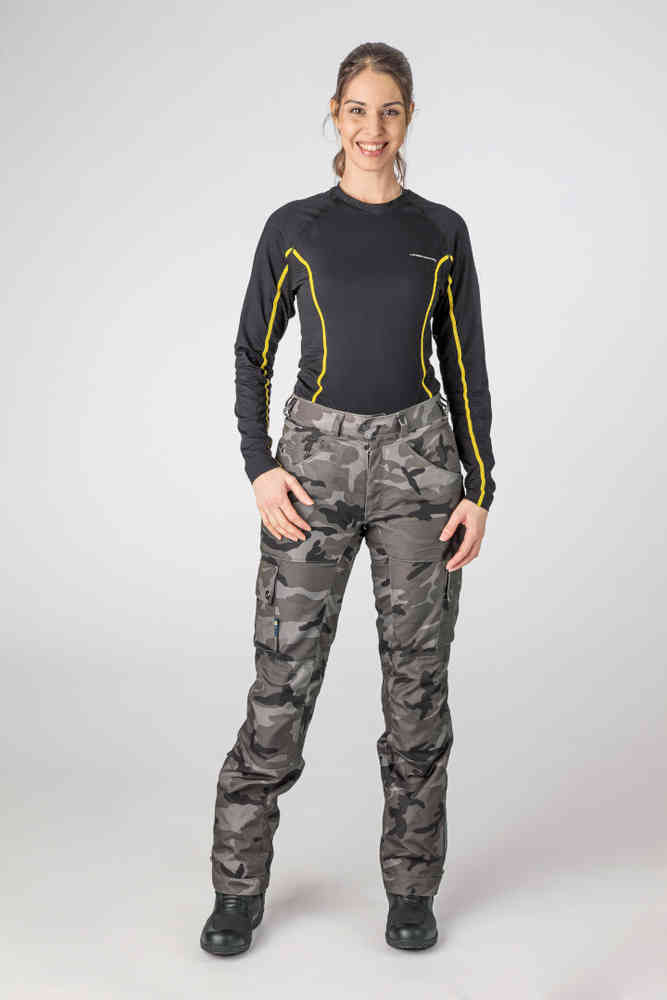 Lindstrands Zion Camo waterproof Ladies Motorcycle Textile Pants