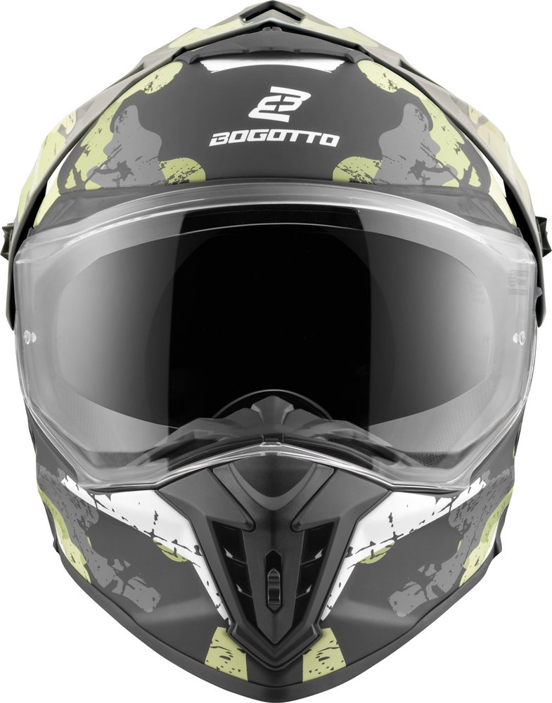 Bogotto FG-601 Sniper Fiberglass Enduro Helmet
