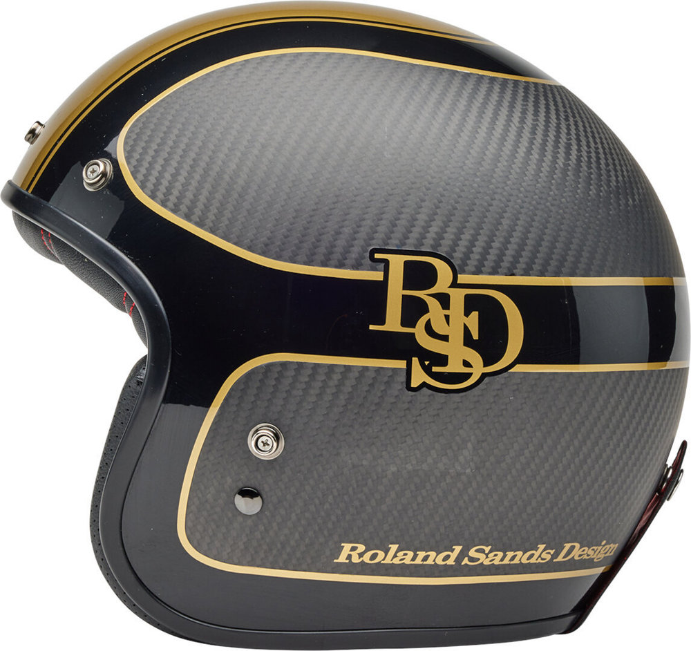 Bell Custom 500 Carbon RSD Checkmate Jet Helmet