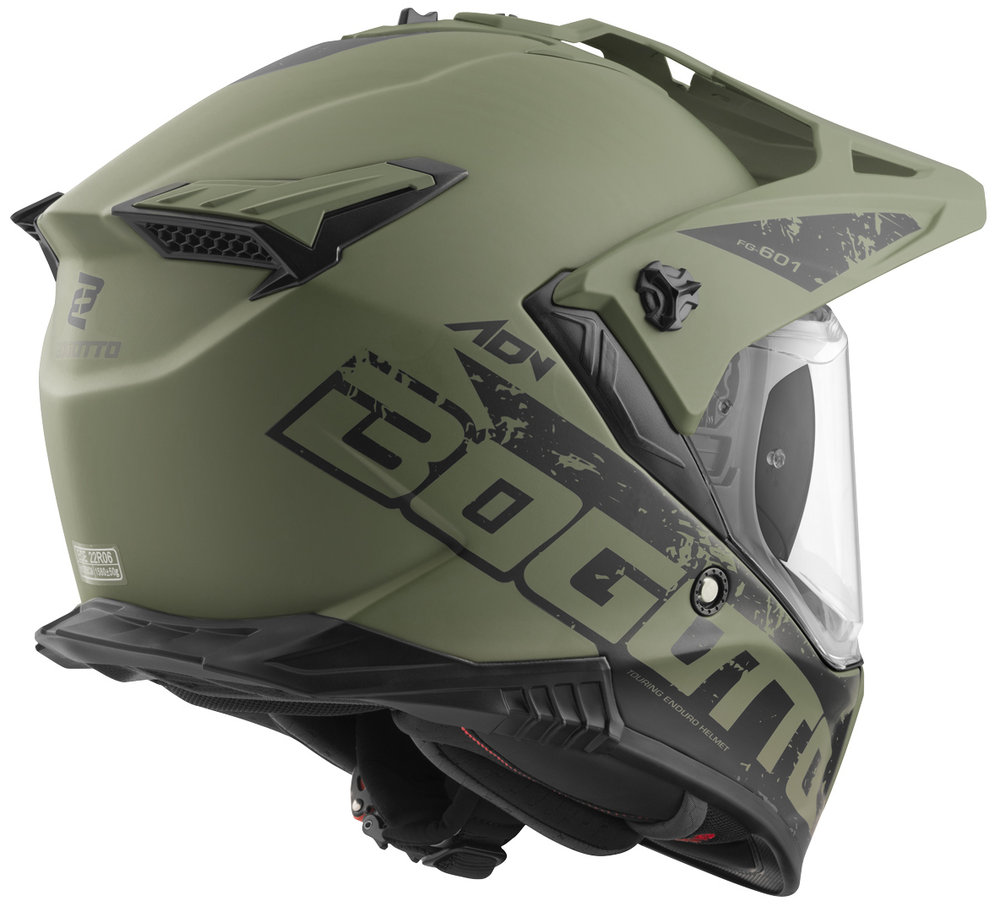 Bogotto FG-601 Duo Fiberglass Enduro Helmet