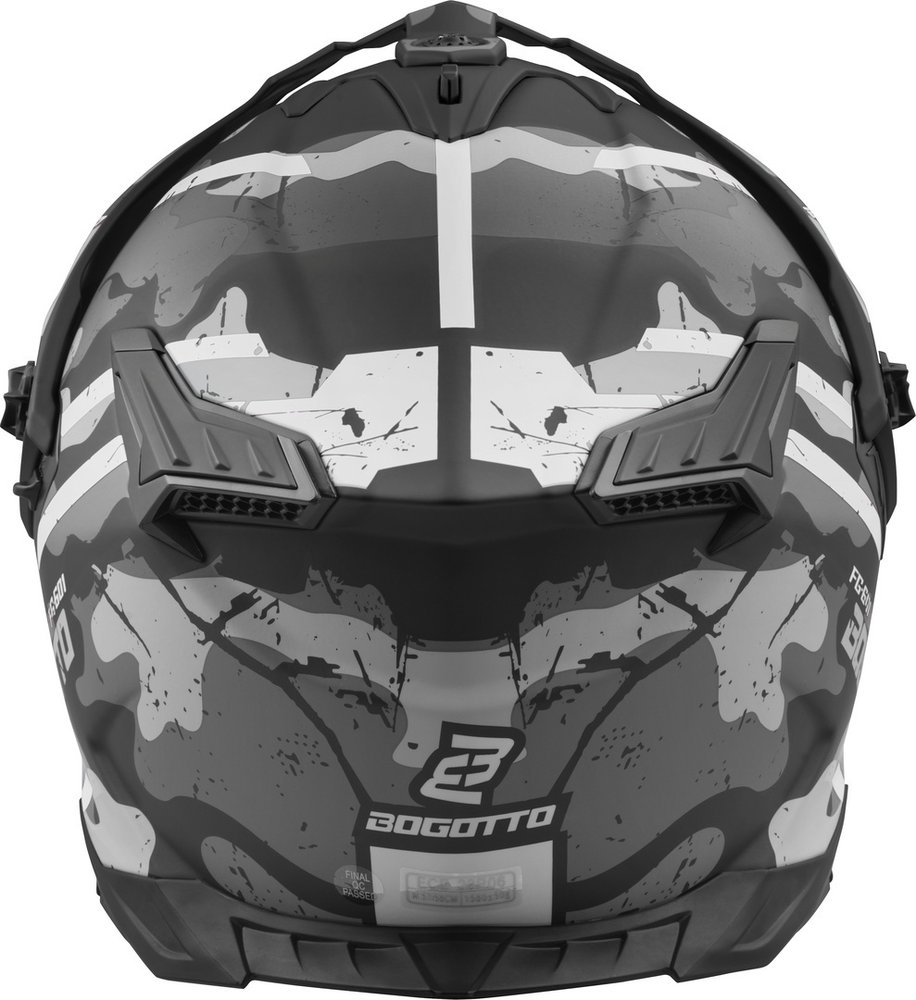 Bogotto FG-601 Sniper Fiberglass Enduro Helmet