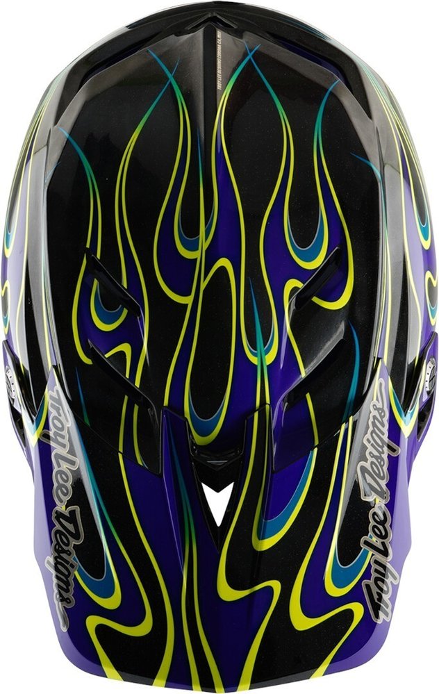 Troy Lee Designs D4 Torched Carbon Downhill Helm