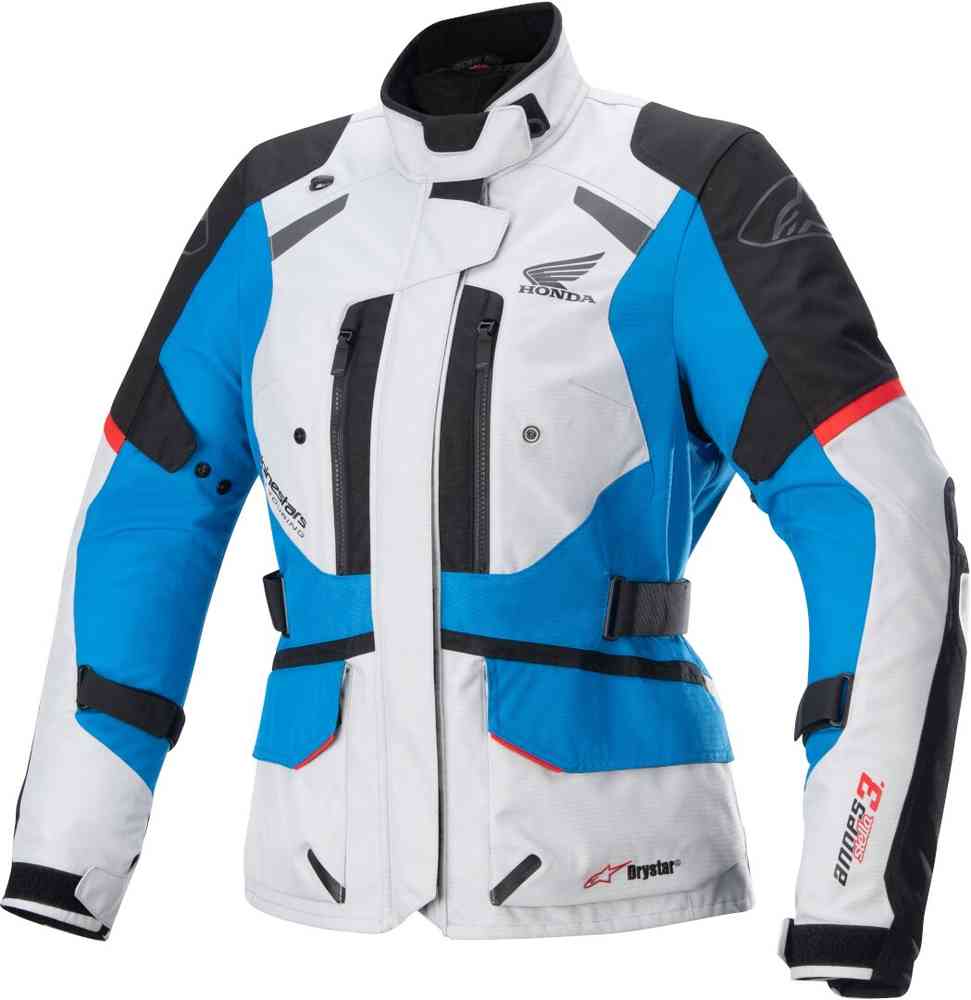Alpinestars Honda Andes v3 Drystar waterproof Ladies Motorcycle Textile Jacket