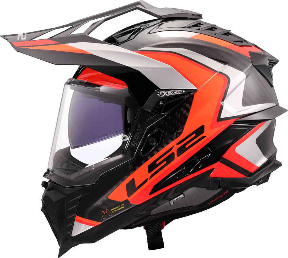 LS2 MX701 Explorer Carbon Frontier II Motocross Helmet