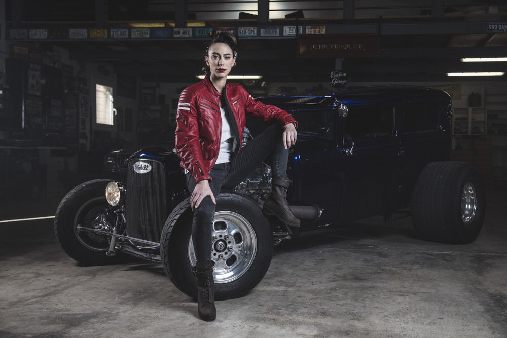 Segura Funky Ladies Motorcycle Leather Jacket