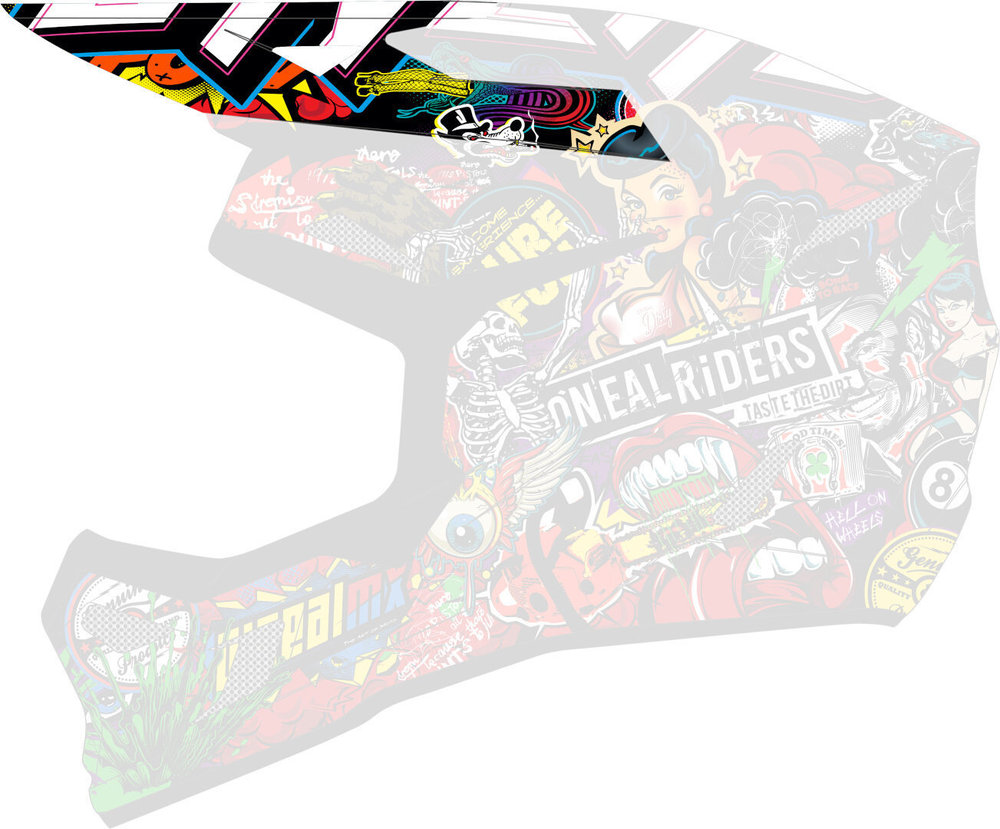 Oneal 3SRS Crank multicoloured Motocross Helmet