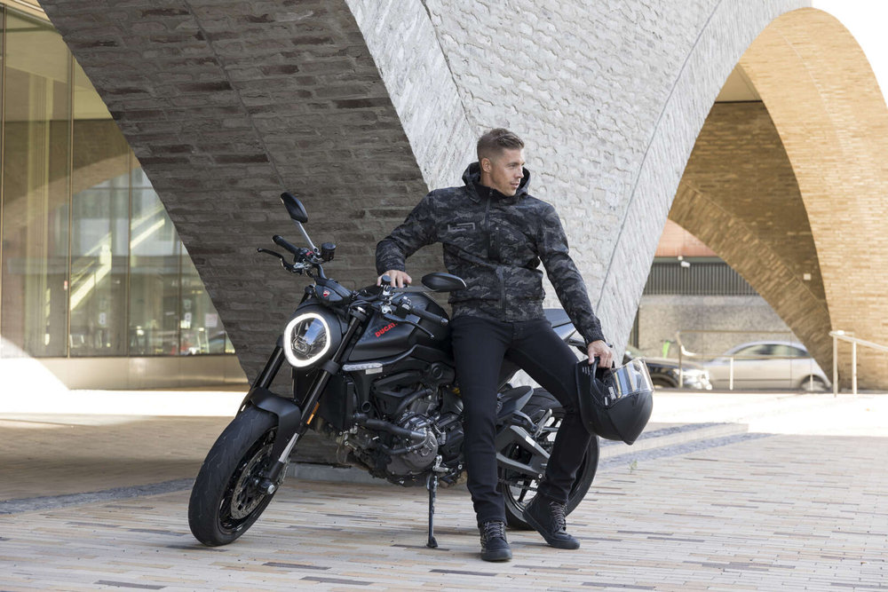 Lindstrands Frisen Camo Motorcycle Textile Jacket