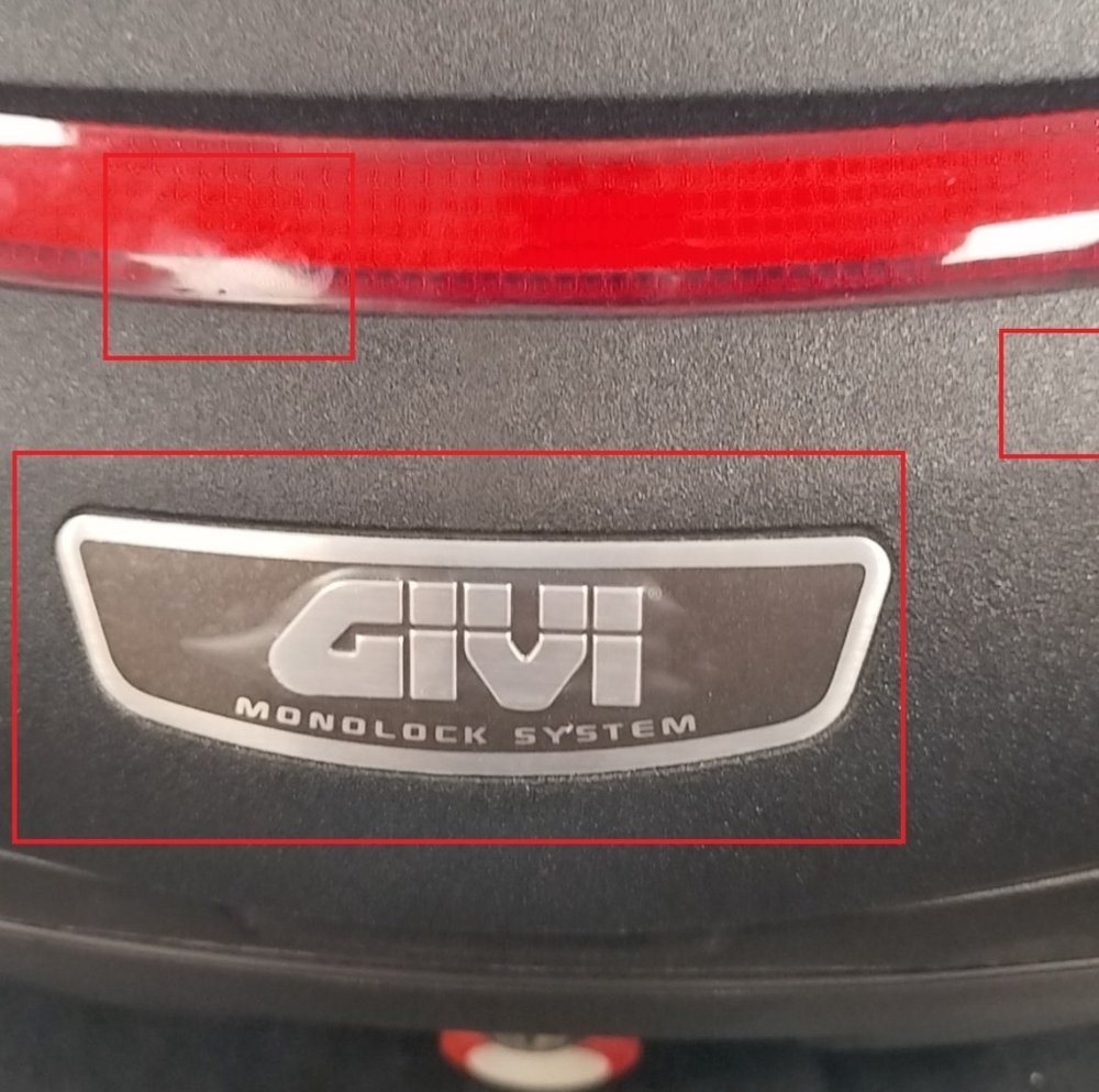 GIVI E470 Simply III Monolock Topcase with mountig-plate 2nd choice item