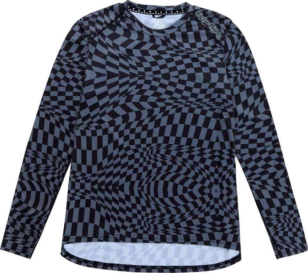 Troy Lee Designs Lilium LS Twisted Checkers Ladies Bicycle Jersey