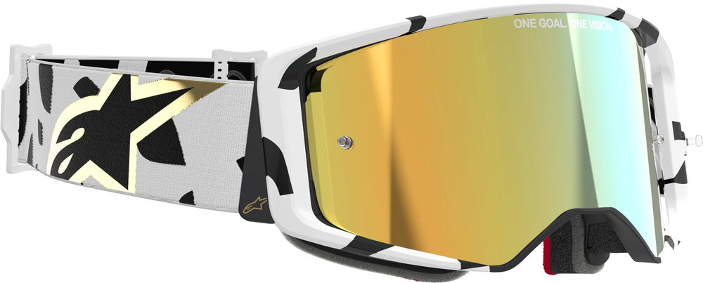 Alpinestars Supertech Corp Absolute Vision Gold Motocross Goggles