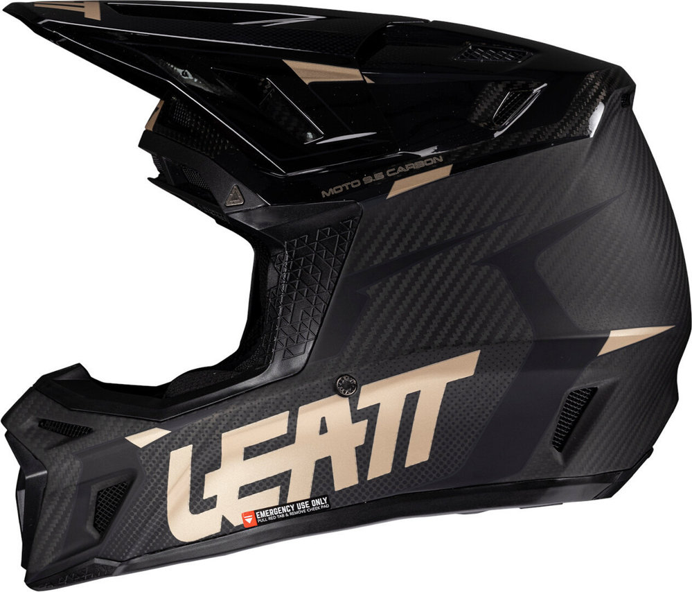 Leatt 9.5 Carbon Bronze 2025 Motocross Helmet with Goggles