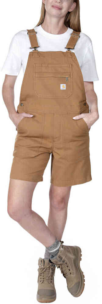Carhartt Rugged Flex Relaxed Fit Canvas Ladies short Dungarees