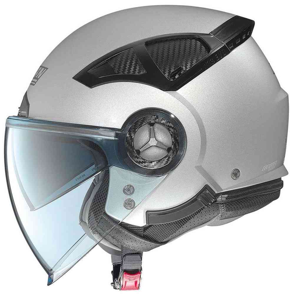 Nolan N33 Evo Classic Scratched Chrome Jet Helmet