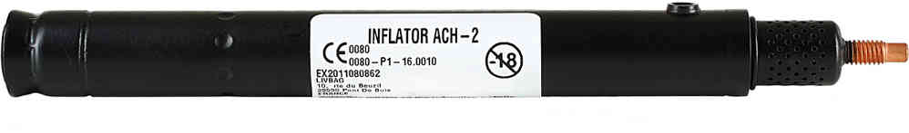 Held Inflator Gas Capsule for eVest