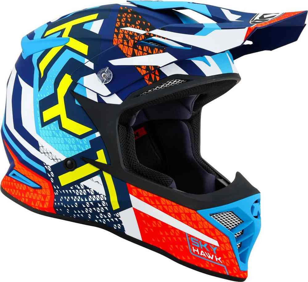 KYT Skyhawk Hyperflow Motocross Helmet