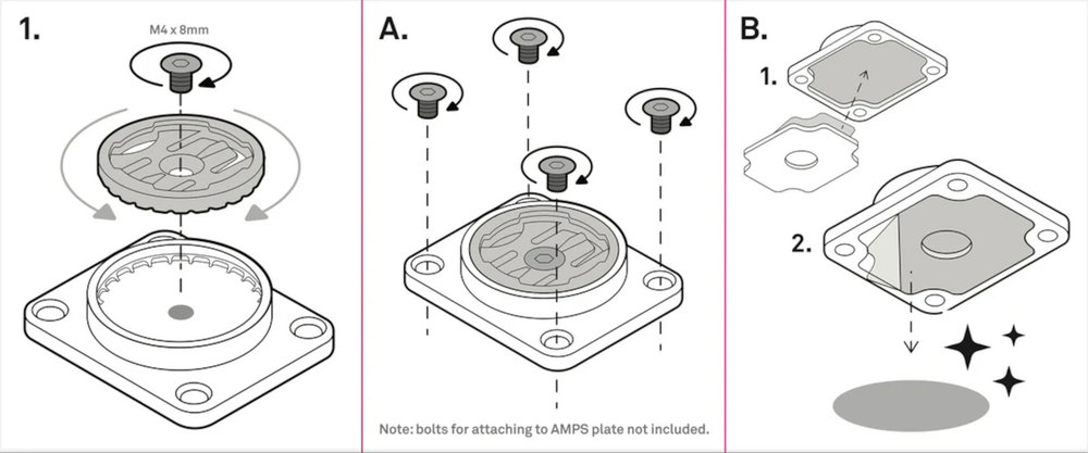 Beeline Moto II AMPS Bracket