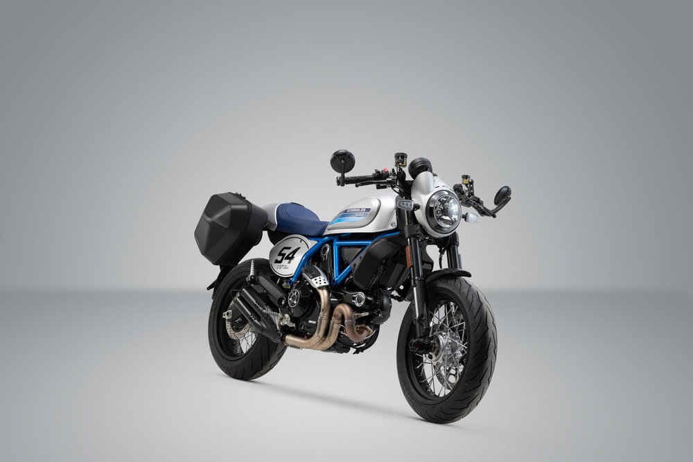 SW-Motech URBAN ABS side case system - 2x 16,5 l. Ducati Scrambler Cafe Racer (17-18).