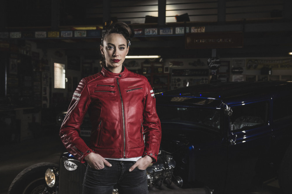 Segura Funky Ladies Motorcycle Leather Jacket