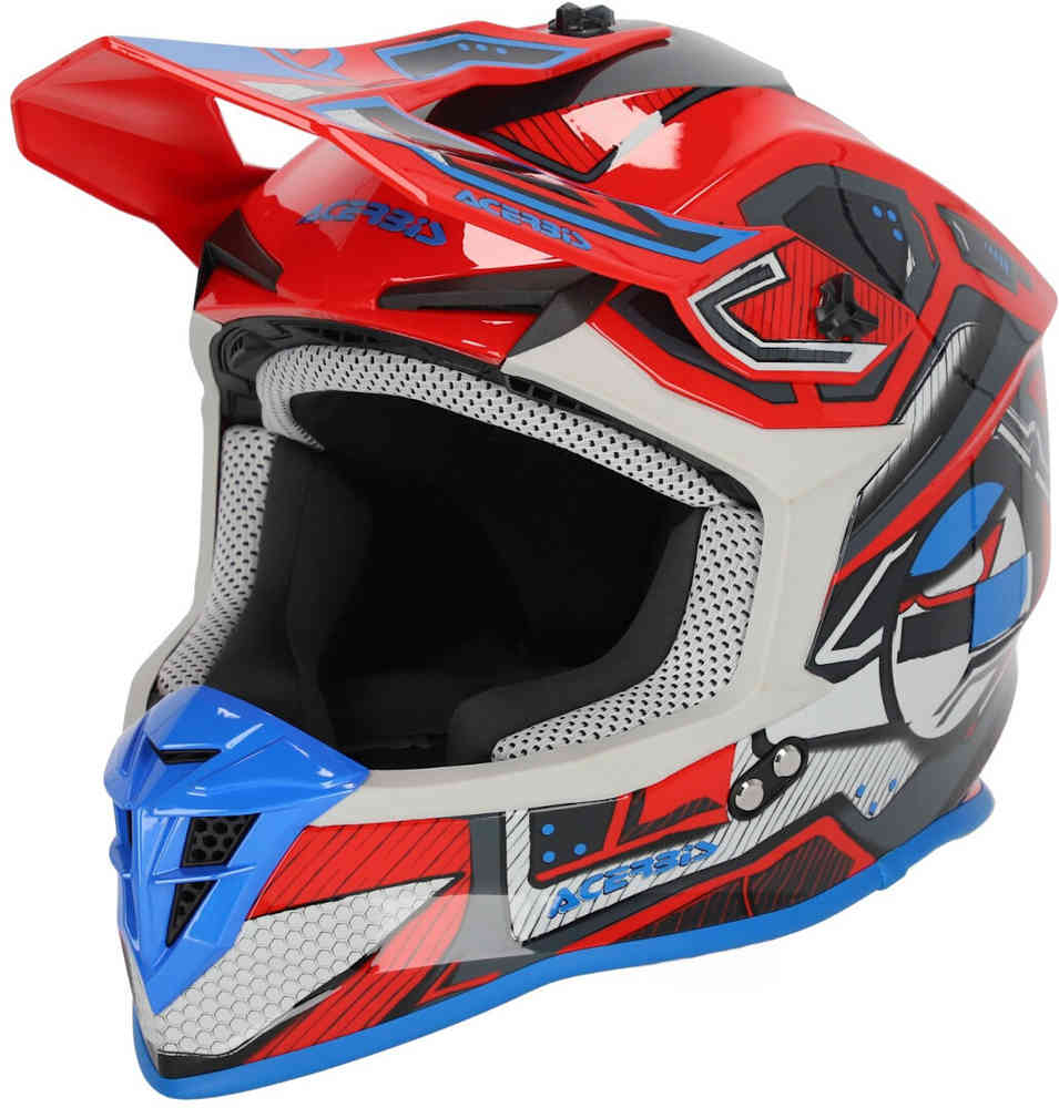 Acerbis Linear Graphic 2024 Motocross Helmet