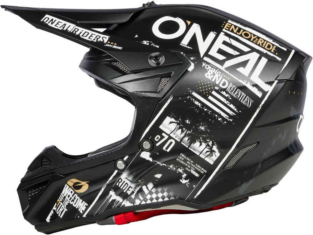 Oneal 5Series Polyacrylite Attack Motocross Helmet