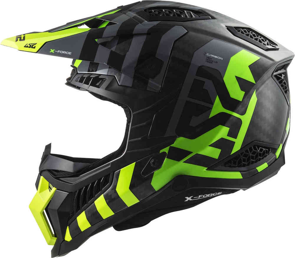 LS2 MX703 X-Force Barrier Carbon Motocross Helmet