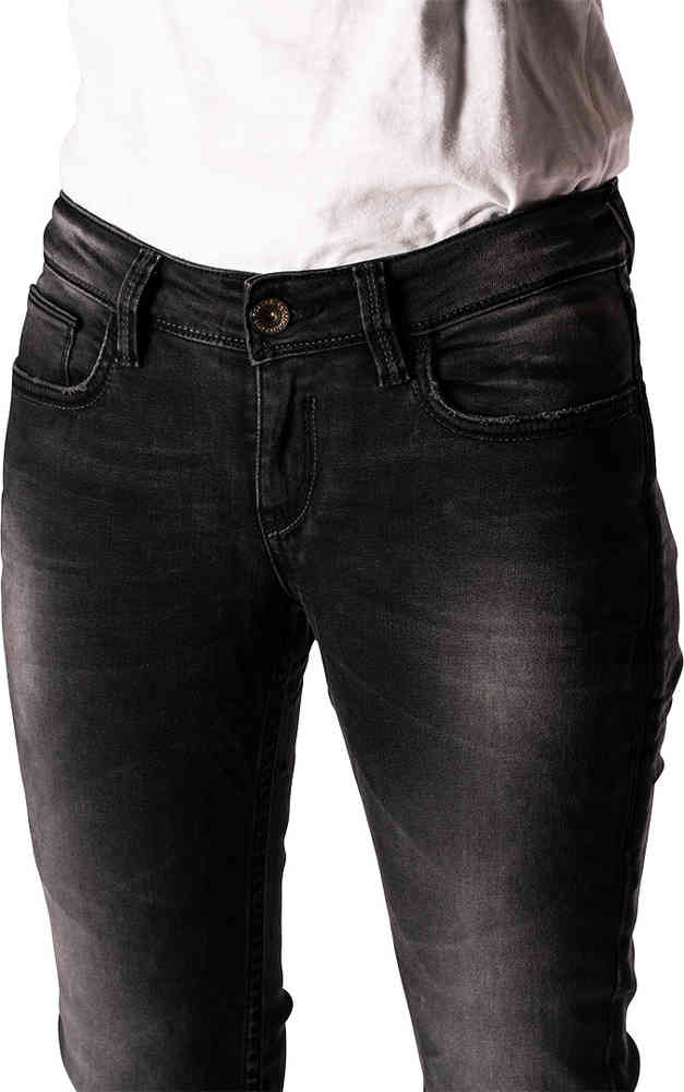 Rokker The Donna Black Ladies Motorcycle Jeans