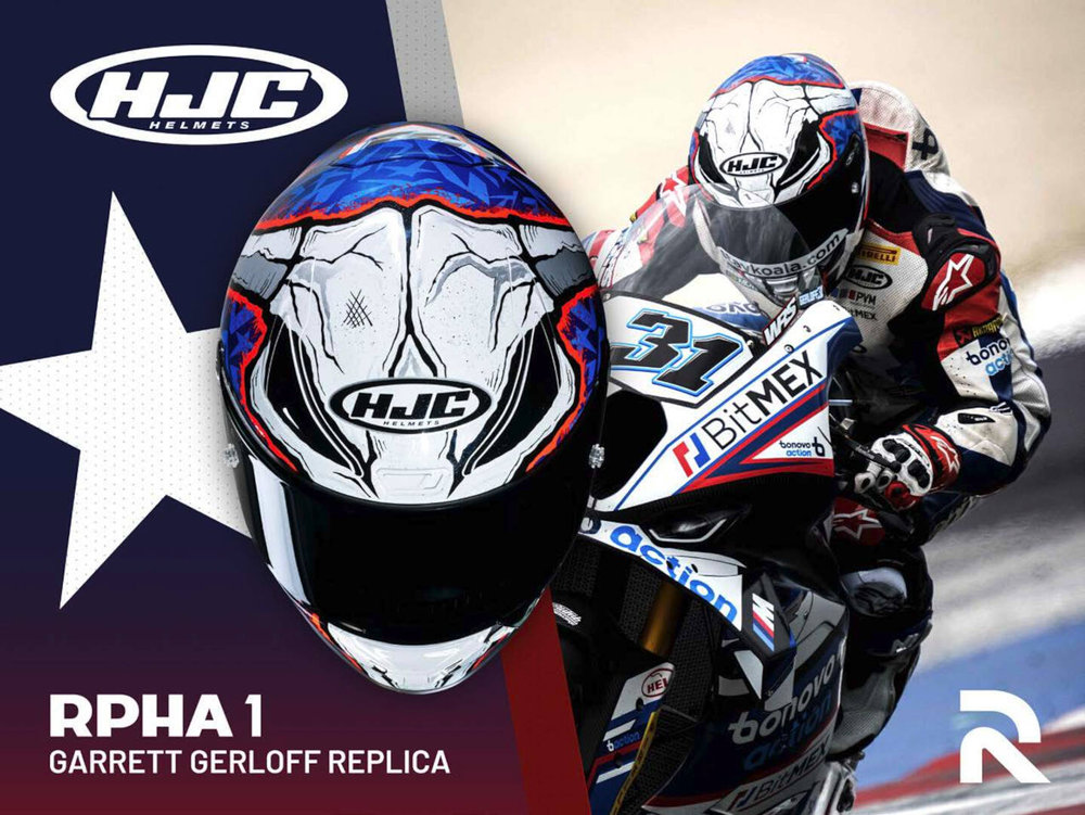 HJC RPHA 1 Garrett Gerloff Replica Helmet